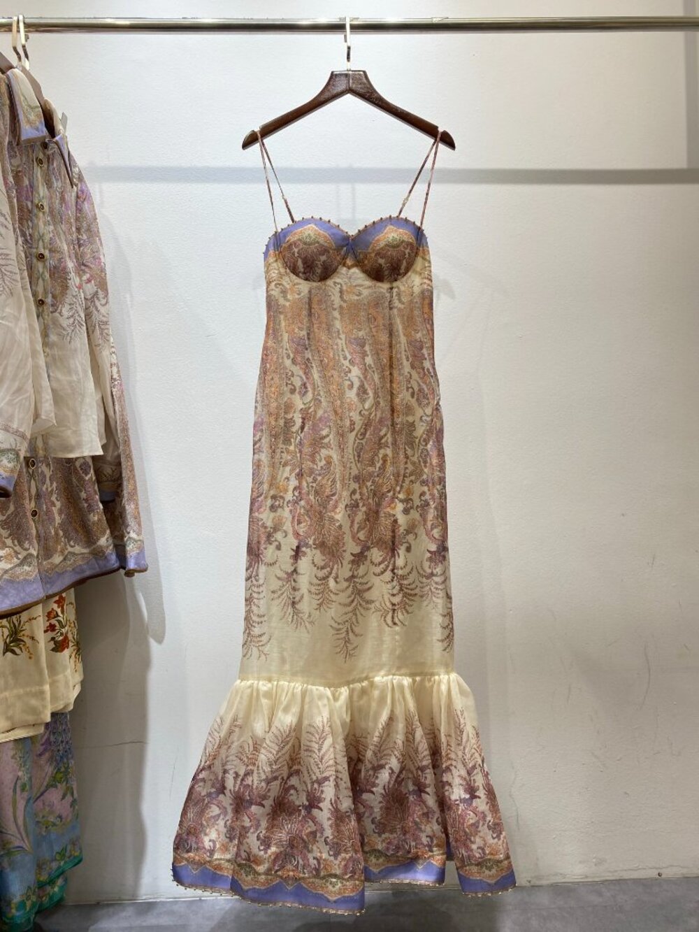 Zimmermann Alchemy Paisley Print Linen & Silk Dress - Picture 4 of 12